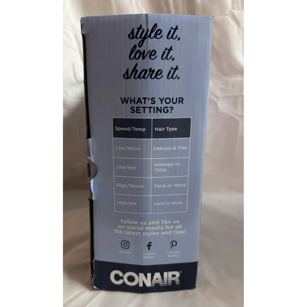 Conair Cord Keeper Blow Dryer, 1875 watt RETRACTABLE CORD, Ionic Technology READ